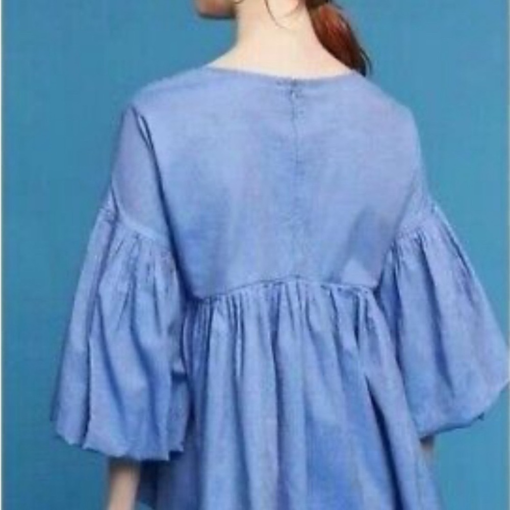 NWT Embroidered blouse Anthropologie - Picture 4 of 6